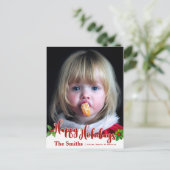 Feestelijke fijne feestdagen Calligrafie | Hulst | (Staand voorkant)