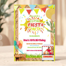 Feestelijke Filipijnse Fiesta Verjaardag Kaart