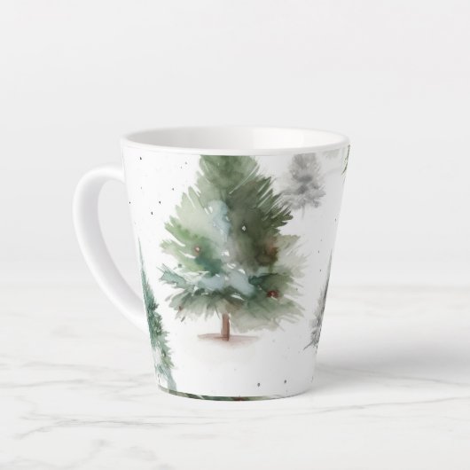 Feestelijke Fir Tree Coffee Mok (Linkerhoek)