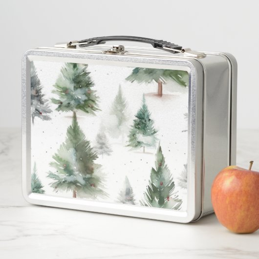 Feestelijke Fir Tree Food Storage Box (In situ)