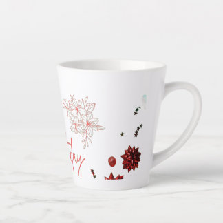 Feestelijke Flat Lay Verjaardagsfeest Achtergrond Latte Mok