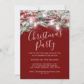 Feestelijke Foliage Lights Kerstfeest Kaart (Voorkant)