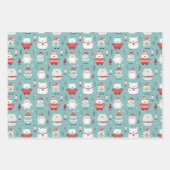 Feestelijke Forest Friends Wrapping Papier Bladen Inpakpapier Vel (Voorkant 3)