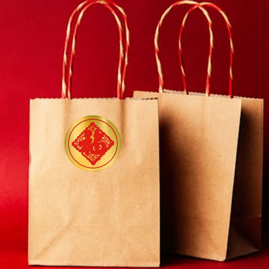 Feestelijke Fortuin Chinees Nieuwjaar Stickers