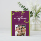 FEESTELIJKE FOTO BRIEFKAART :: gedurfde wijnstok 3 (Staand voorkant)