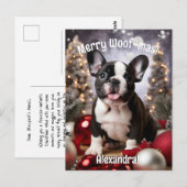  feestelijke franse harmonie briefkaart (Voorkant / Achterkant)