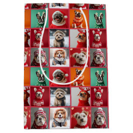 Feestelijke Frenchie en Vrienden Medium Gift Bag Medium Cadeauzakje