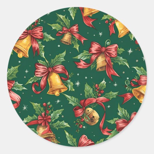 Feestelijke Frenzy Maximalist Holiday Sticker (Voorkant)