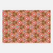 Feestelijke Frolic Christmas Wrapping Paper Set (Voorkant 2)