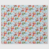 Feestelijke Frolics: een vakantie rendier extravag Cadeaupapier (Vlak)