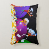 Feestelijke Fubby foto met ballonnen en taart. Accent Kussen (Voorkant(Verticaal))