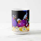 Feestelijke Fubby foto met ballonnen en taart. Koffiemok (Center)