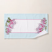 'Feestelijke Fuchsia's' op een badkamerhanddoekset Bad Handdoek (Handdoek)