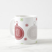 Feestelijke Fun Ho! Ho! Ho! Christmas Koffiemok (Voorkant links)