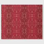 Feestelijke Fun Party Wrapping Paper Rood Cadeaupapier (Vlak)