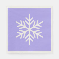 Feestelijke Fun White Alpine Snowflake op licht Pa