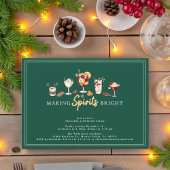 Feestelijke funVakantie cocktail diner party Kaart