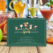 Feestelijke funVakantie cocktail diner party Kaart