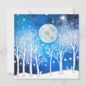 Feestelijke Galaxy kerstkaart, blanco binnenkant Feestdagenkaart (Voorkant)