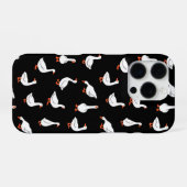 Feestelijke Gans Kerstmis – Grappig Kerstmis Grap  iPhone Hoesje (Achterkant horizontaal)