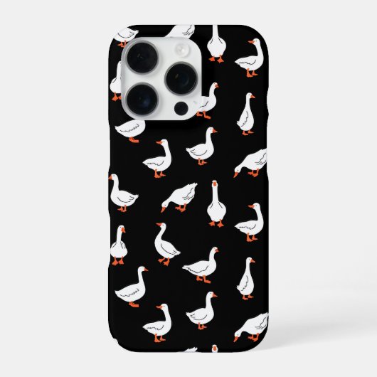Feestelijke Gans Kerstmis – Grappig Kerstmis Grap  iPhone Hoesje (Achterkant)