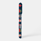 Feestelijke Gans Kerstmis – Grappig Kerstmis Grap  iPhone Hoesje (Rechterkant)