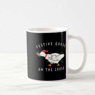 Feestelijke Gans Op Holle Feestelijke Grappige Gan Koffiemok