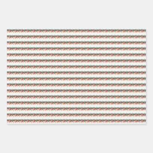 Feestelijke Garland waterverf Ribbons Gift Giving Inpakpapier Vel (Voorkant 2)