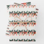 Feestelijke Garland waterverf Ribbons Gift Giving Inpakpapier Vel (In situ)