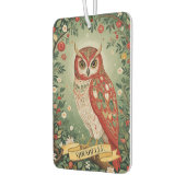 Feestelijke gebladerte uil gepersonaliseerd luchtverfrisser (Links)