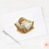 Feestelijke geboorte Stickers (Envelop)