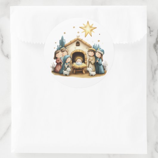 Feestelijke geboorte Stickers (Tas)