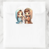 Feestelijke geboorte Stickers (Tas)