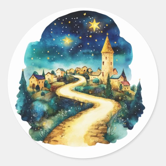 Feestelijke geboorte Stickers (Voorkant)