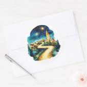 Feestelijke geboorte Stickers (Envelop)
