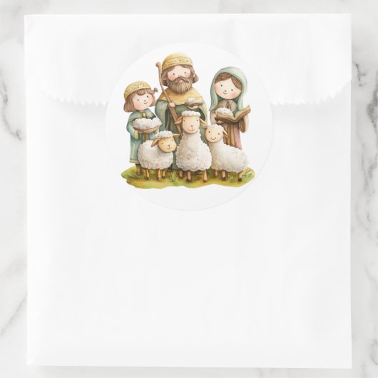 Feestelijke geboorte Stickers (Tas)