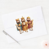 Feestelijke geboorte Stickers (Envelop)