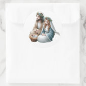 Feestelijke geboorte Stickers (Tas)