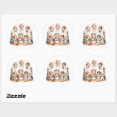 Feestelijke geboorte Stickers (Vel)