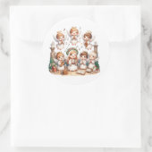 Feestelijke geboorte Stickers (Tas)