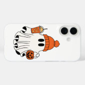 Feestelijke Geest met Pompoenen Mand & IJskoude La Case-Mate iPhone Case (Achterkant (horizontaal))