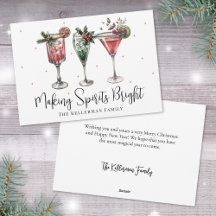 Feestelijke geesten maken heldere kerst