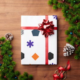 Feestelijke geometrische cadeauverpakking cadeaupapier
