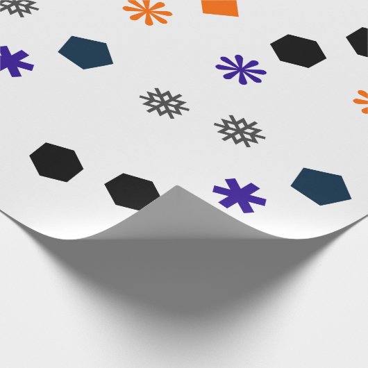 Feestelijke geometrische cadeauverpakking cadeaupapier (Hoek)