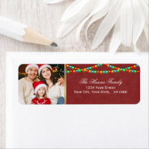 Feestelijke gepersonaliseerde gezinsfoto Prettig K