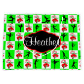 FEESTELIJKE GEPERSONALISEERDE SCHAATSEN GESCHENK T LARGE CADEAUTASJE (Voorkant)