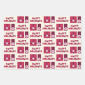 Feestelijke Geschenk Wrap Sheets met Kerstmis Inpakpapier Vel (Voorkant 3)