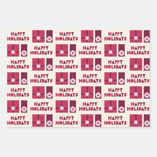 Feestelijke Geschenk Wrap Sheets met Kerstmis Inpakpapier Vel (Voorkant 3)