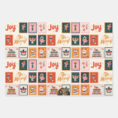 Feestelijke Geschenk Wrap Sheets met Kerstmis Inpakpapier Vel (Voorkant 2)