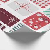 Feestelijke geschenkdozen Naadloos patroon Cadeaupapier (Hoek)